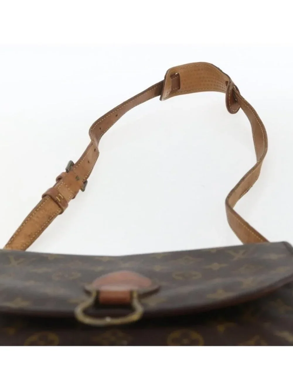 Authentic LOUIS VUITTON Monogram Saint Cloud GM Shoulder Bag M51242 LV